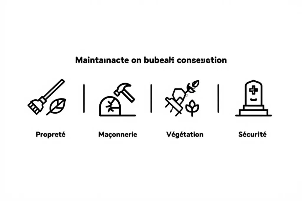 Obligations d'entretien concession funéraire