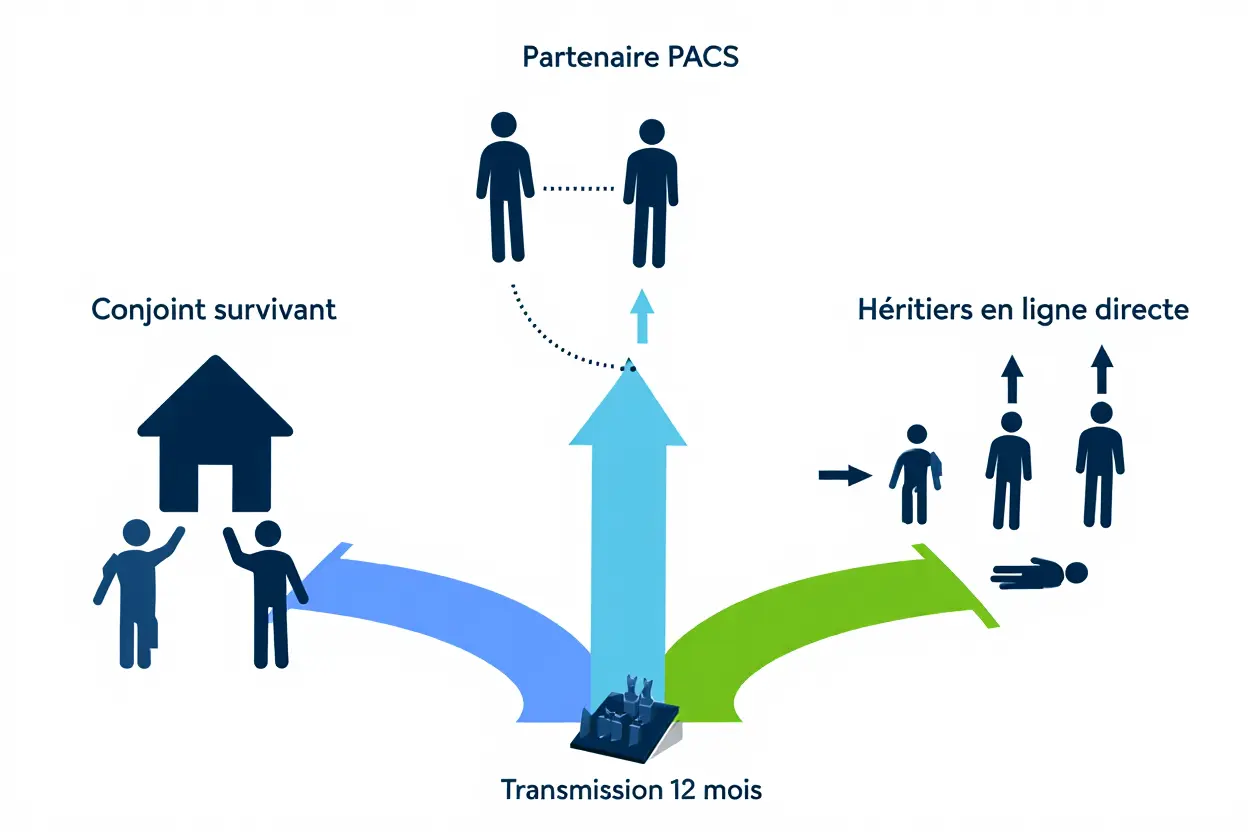 Modalités transmission concession