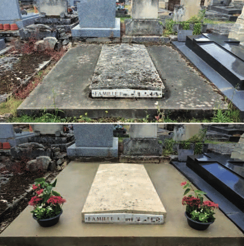Avant Apres En sa mémoire contrat In Memoriam